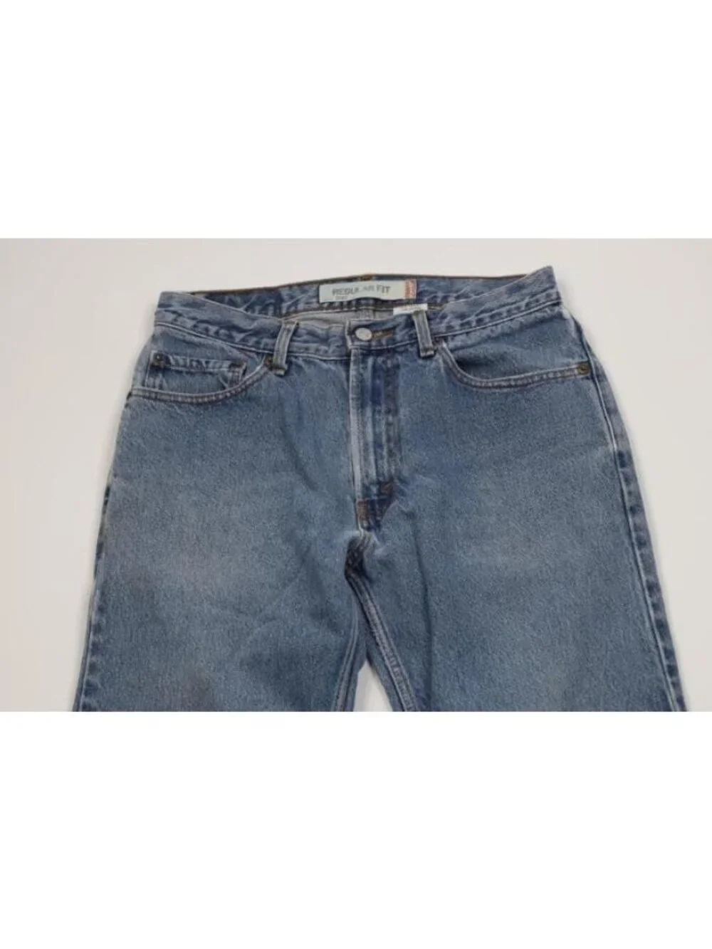 Vintage Y2K 2004 Levis 505 Mens 32x34 Distressed Regular Straight Leg Jeans Blue